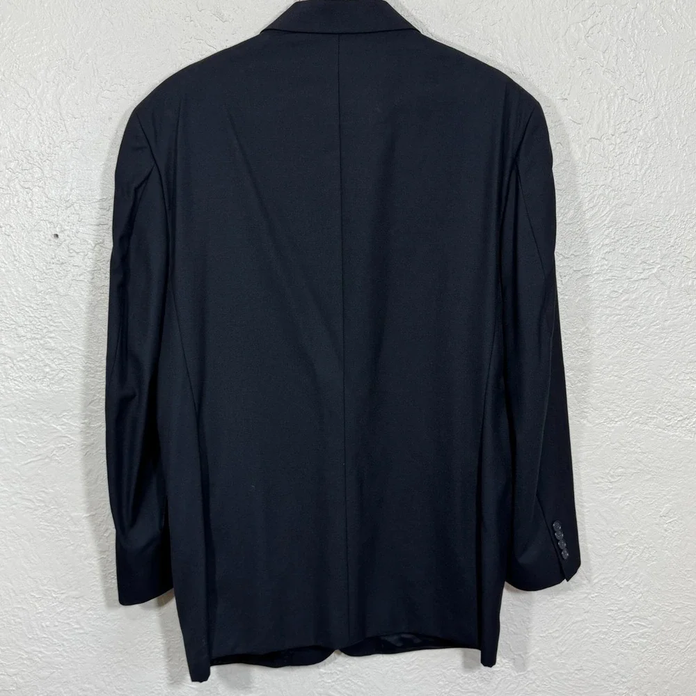 Vtg Joseph Abboud‎ Blazer Sport Coat 44R Wool USA Made Classic Ivy Prep School